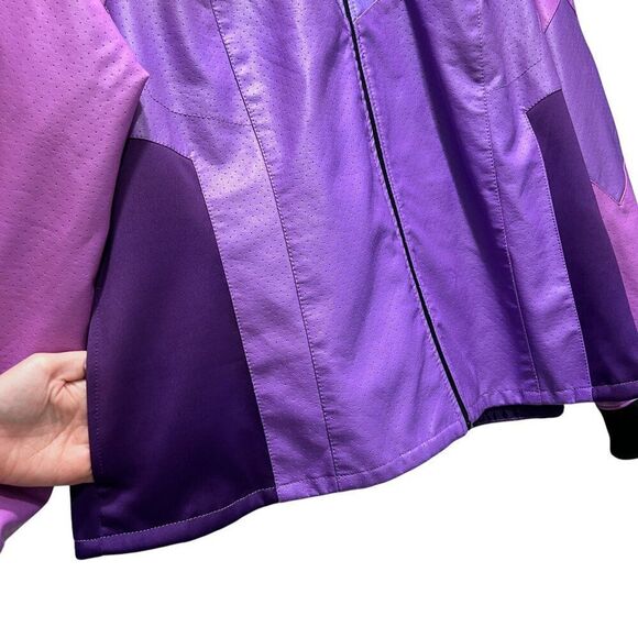 Disney Store Marvel Hawkeye Kate Bishop Ladies' Jacket Cosplay Purple Size 1X - Picture 4 of 10